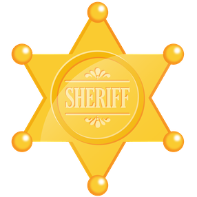 Cantidad de estrella sheriff