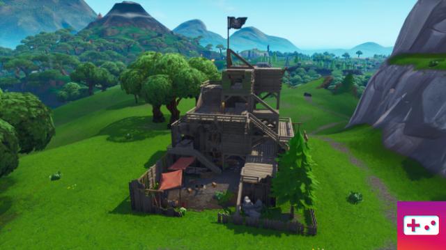 Fortnite: Week 7, Season 8 Challenge: Visit Pirate Camps in a single match