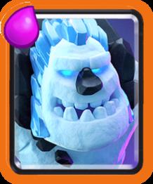 All About the Ice Golem Rare Card