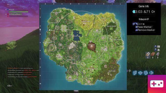 Fortnite: Blockbuster Challenge, week 2, the star is west of the map