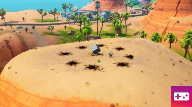 Visita un cubo conmemorativo en el desierto o cerca de un lago, Clash of Worlds Challenge, Temporada 10