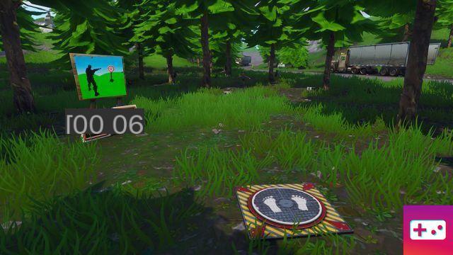 Fortnite: Challenge week 10 step 2: Get at least 5 points at the shooting range north of Retail Row