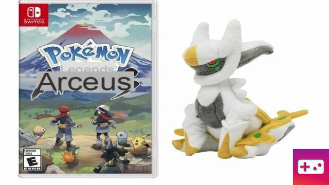 What are the pre-order bonuses for Pokémon Legends Arceus
