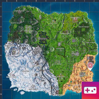 Fortnite: Challenge week 10 stage 3: Get at least 5 points at the shooting range east of Paradise Palms