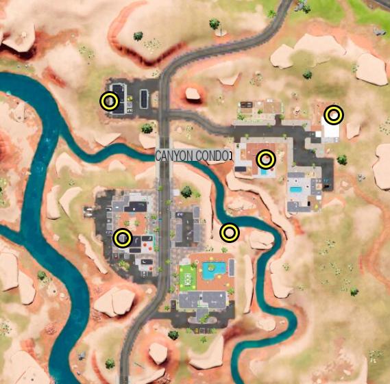 Pick up small planes in Condo Canyon, Greasy Grove or Sleepy Sound, Winterfest 2021 challenge