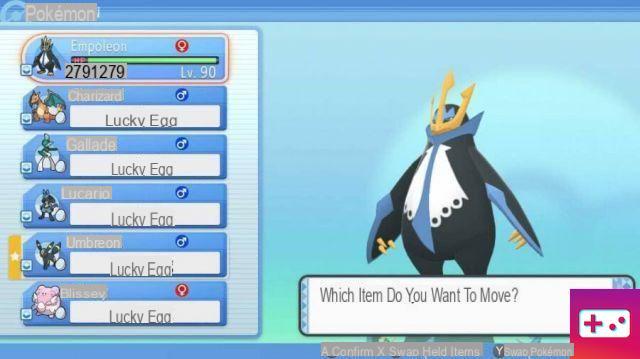 Cómo encontrar el huevo de la suerte en Pokémon Diamante Brillante y Perla Luminosa