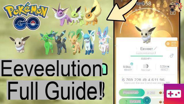 Truco de nombre de Pokémon Go Eevee Evolution: cómo obtener todas las Eeveelutions