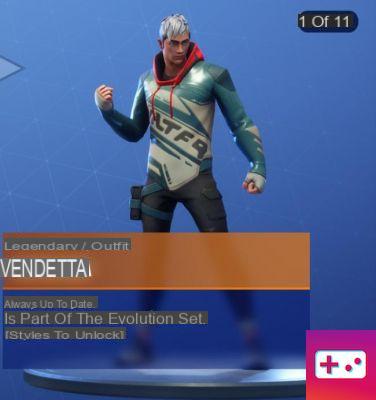 Fortnite: How to evolve the Vendetta skin, available at level 100?