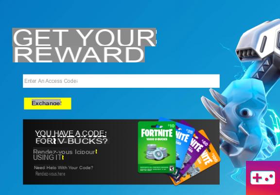 Fortnite: Redeem code, how to activate a code?
