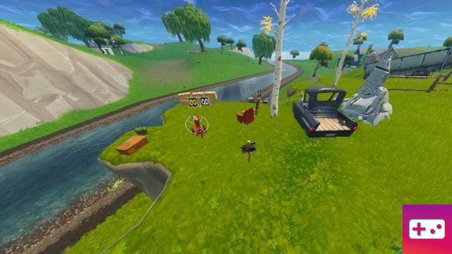 Fortnite: Week 8 Challenge: Get a score of 3 points at different clay pigeon shooting ranges