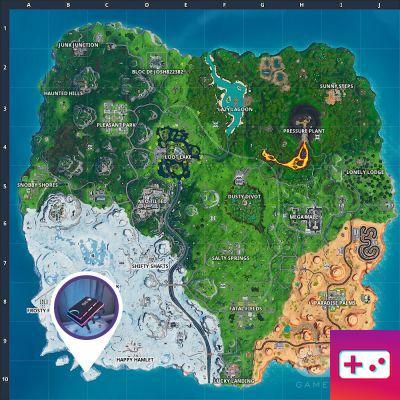 Fortnite: Decryption Challenge, chip 26: Search with the Bunker Jonesy outfit near a snowy bunker