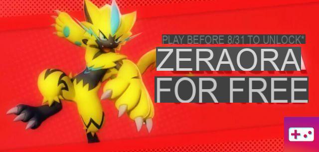 Cómo conseguir la mítica Zeraora en Pokémon Unite