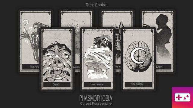 All paranormal effects of tarot cards in Phasmophobia