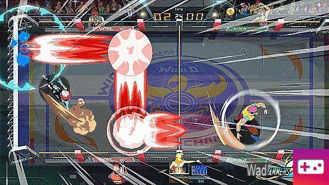 Recensione di Windjammers 2: Extreme Frisbee Throwdown Part Due