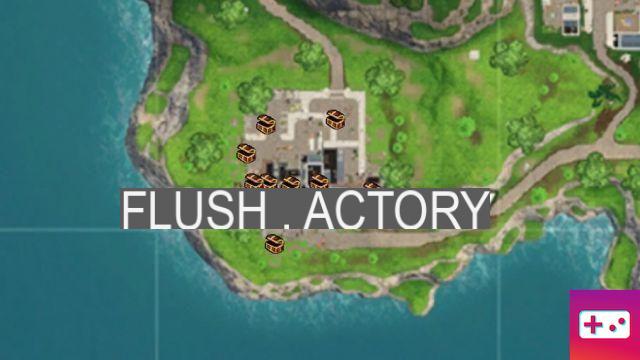 Fortnite: Desafío de la semana 4: ¡Busca cofres en Flush Factory!