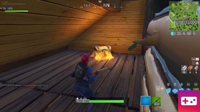Fortnite: Week 6 Challenge: Search Chests at Lonely Lodge