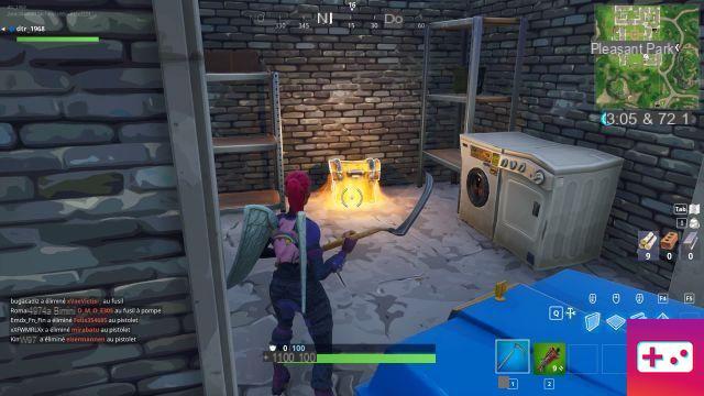 Fortnite: Search chests in Pleasant Park!