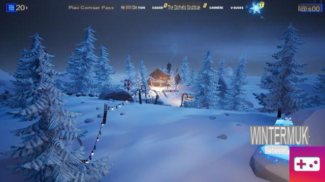 Warm up by the fire in the cozy chalet, Winter Festival 2021 challenge