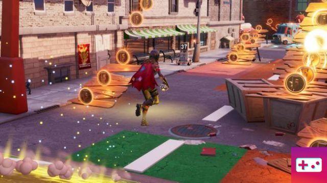 Fortnite: Urban Spree Challenge: Exceed 30 Speed ​​on both Acceleration Traps