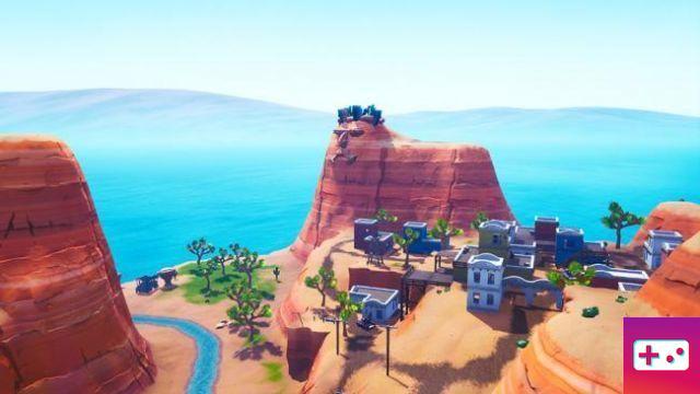 Fortnite: Challenge week 1, season 8: Visit a giant face in the desert, jungle and snow