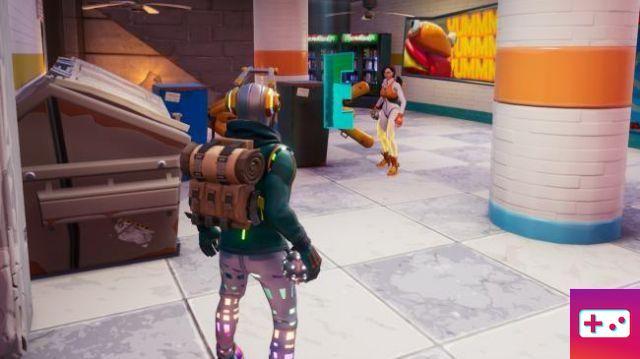 Fortnite: Urban Journey Challenge: Search the letters ONFIRE