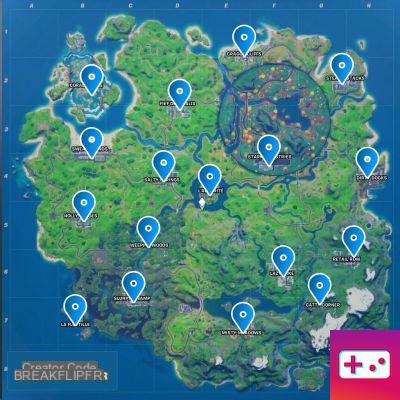 Visit different named locations in a single match, week 8 challenge