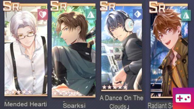 All SSR and SR cards in Tears of Themis