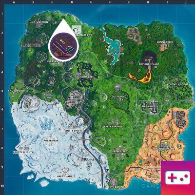 Fortnite: Decryption Challenge, chip 82: Solve the riddle of the plates to be pressed northwest of the Block
