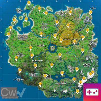 Fortnite: List of Notable Locations
