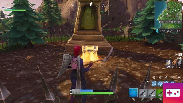 Fortnite: Challenge week 1, Season 4: Search chests in Haunted Hills!