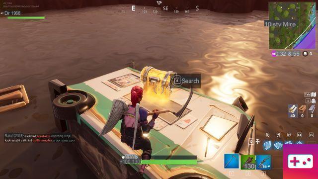 Fortnite: Week 9 Challenge: Search Chests in Moisty Mire!