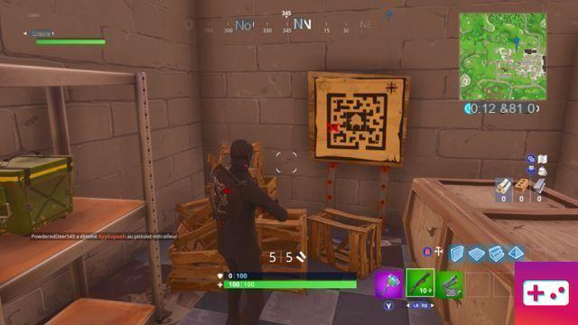 Fortnite: Challenge week 7: Follow the treasure map found at Retail Row
