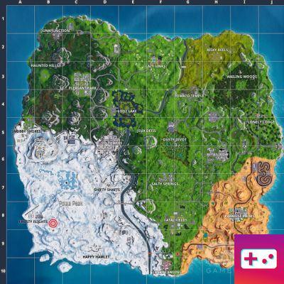 Fortnite: Cold Weather Challenge week 1: The star is at Frosty Flights