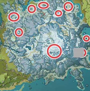 Guía de ubicación de minerales de Genshin Impact Starsilver
