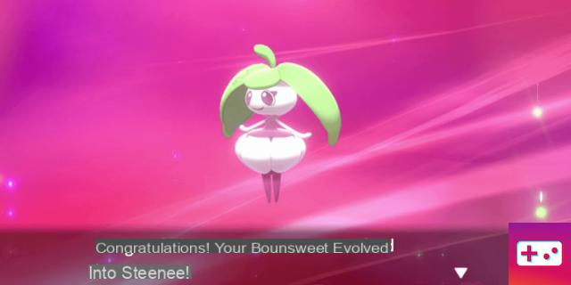 Cómo evolucionar a Bounsweet y Steenee en Pokémon Sword and Shield