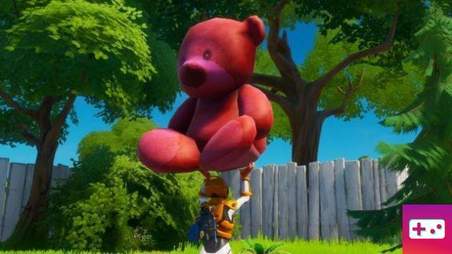 Carry giant pink teddy bear found at Risky Reels over 100m, Mission Midas, week 9