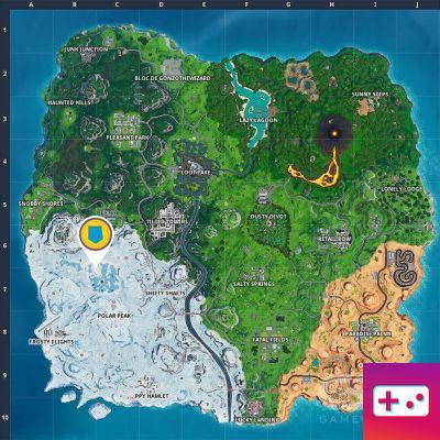 Fortnite: Week 8 Expedition Challenge: The Hidden Banner is on the Lake