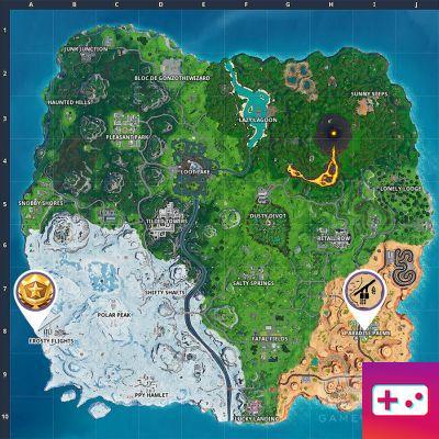Fortnite: Challenge week 8: Search the treasure map panel found in Paradise Palms