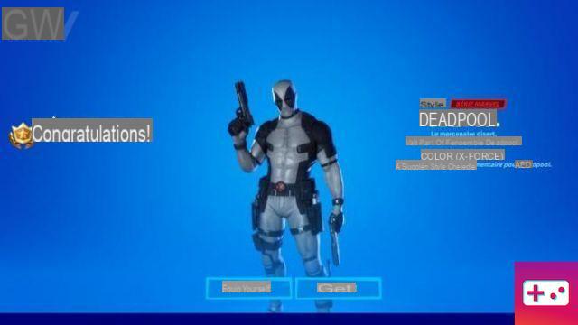 Fortnite: The Deadpool skin and its variants available