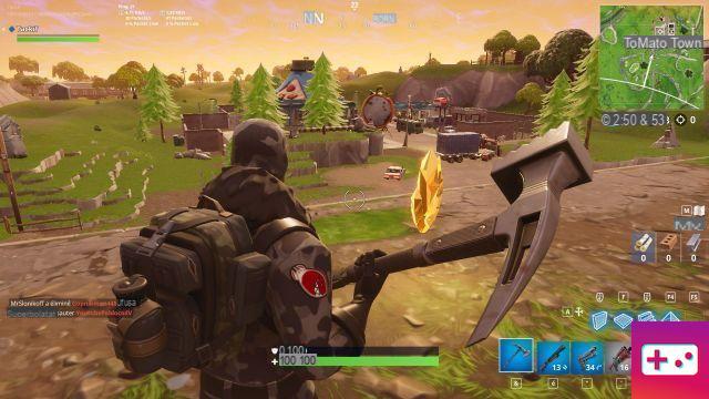 Fortnite: Challenge week 1: Follow the treasure map found at Risky Reels