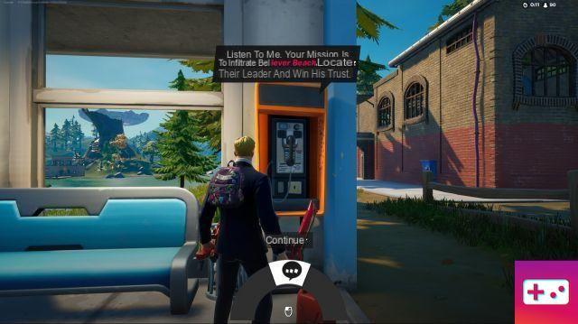 Obtain Slone's orders in a phone booth, season 7 challenge