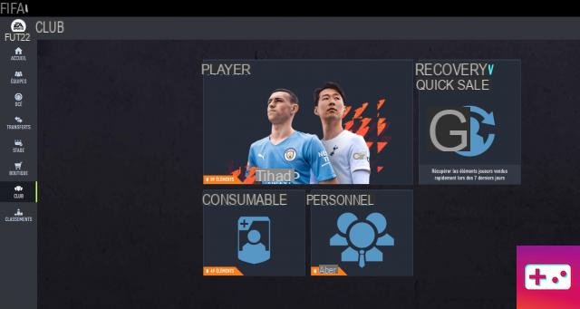 FIFA 22: How to recover a player, or a card, sold quickly?