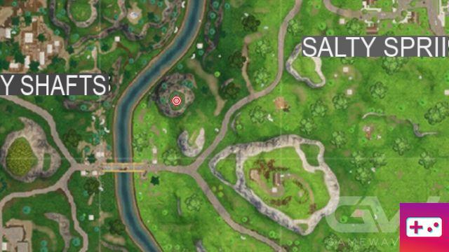 Fortnite: Week 6 challenge: search between a metal bridge, three billboards and a crashed bus