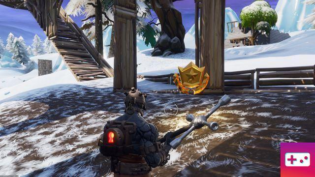 Fortnite: Great Cold Week 9 Challenge: The hidden star is under the sledge!