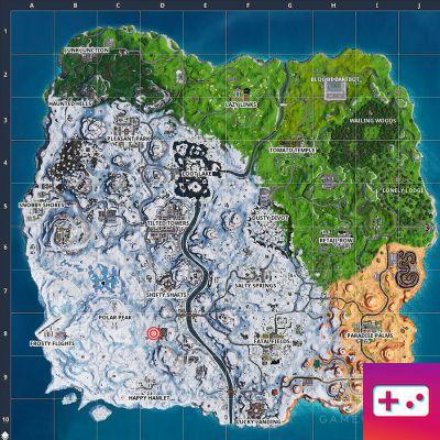 Fortnite: Great Cold Week 9 Challenge: The hidden star is under the sledge!