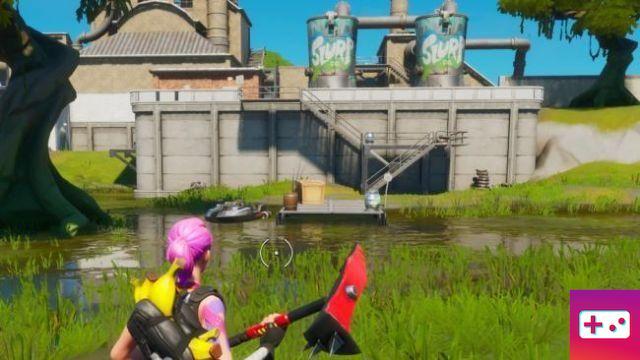Catch a fish in Slurpy Swamp, local Mission Domination