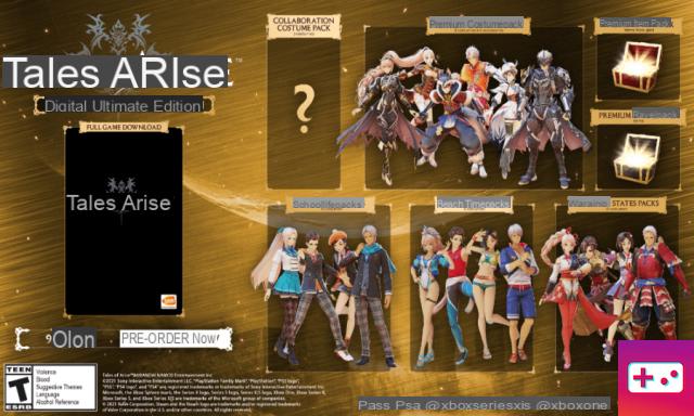 Tales of Arise – Pre-Order Bonuses, Special Editions