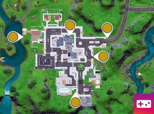 Place Welcome Signs at Pleasant Park and Lazy Lake, Season 7 Challenge