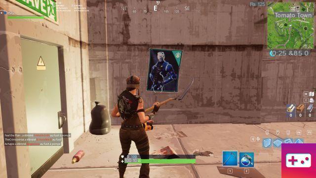 Fortnite: Challenge week 6: Spray several posters of Carburo or Omega with aerosol