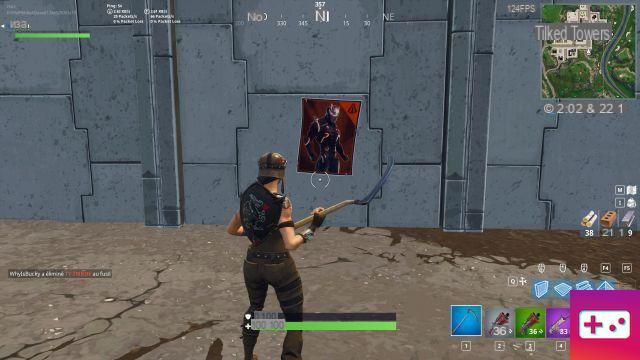 Fortnite: Challenge week 6: Spray several posters of Carburo or Omega with aerosol